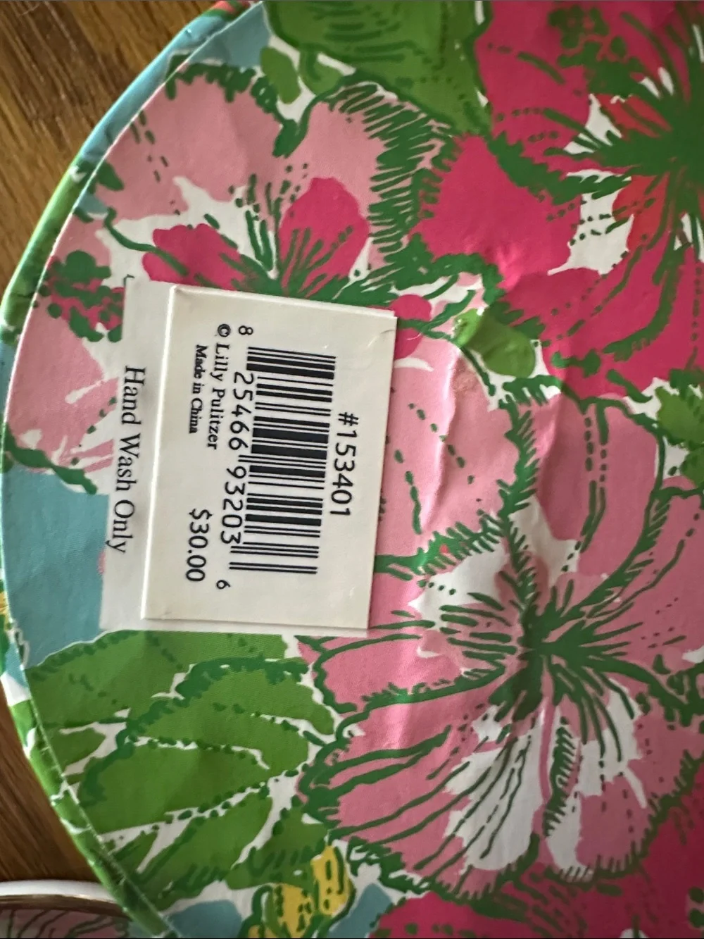 Lilly Pulitzer Bright Floral Ceramic Coaster Set in Pink, Green & Blue